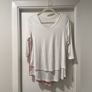 Latched Mama 3/4 sleeve nursing shirt (S)